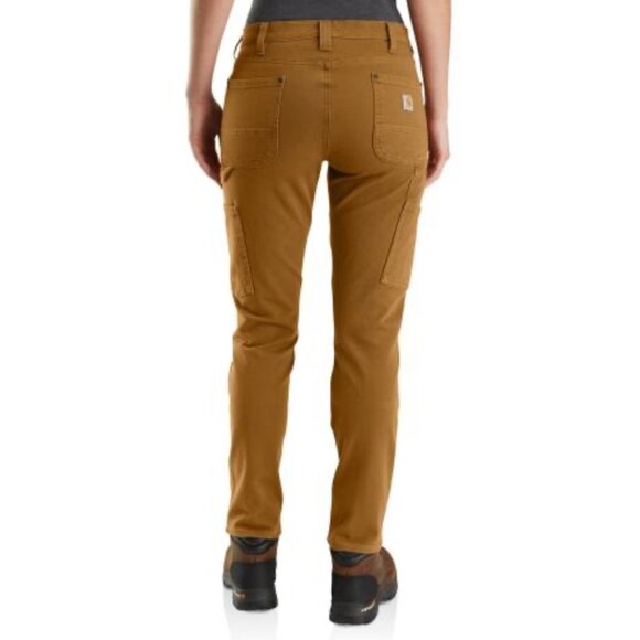 Carhartt Flex Brown Relaxed Twill Carpenter Pants Rugged Flex Size 20W - Picture 2 of 6